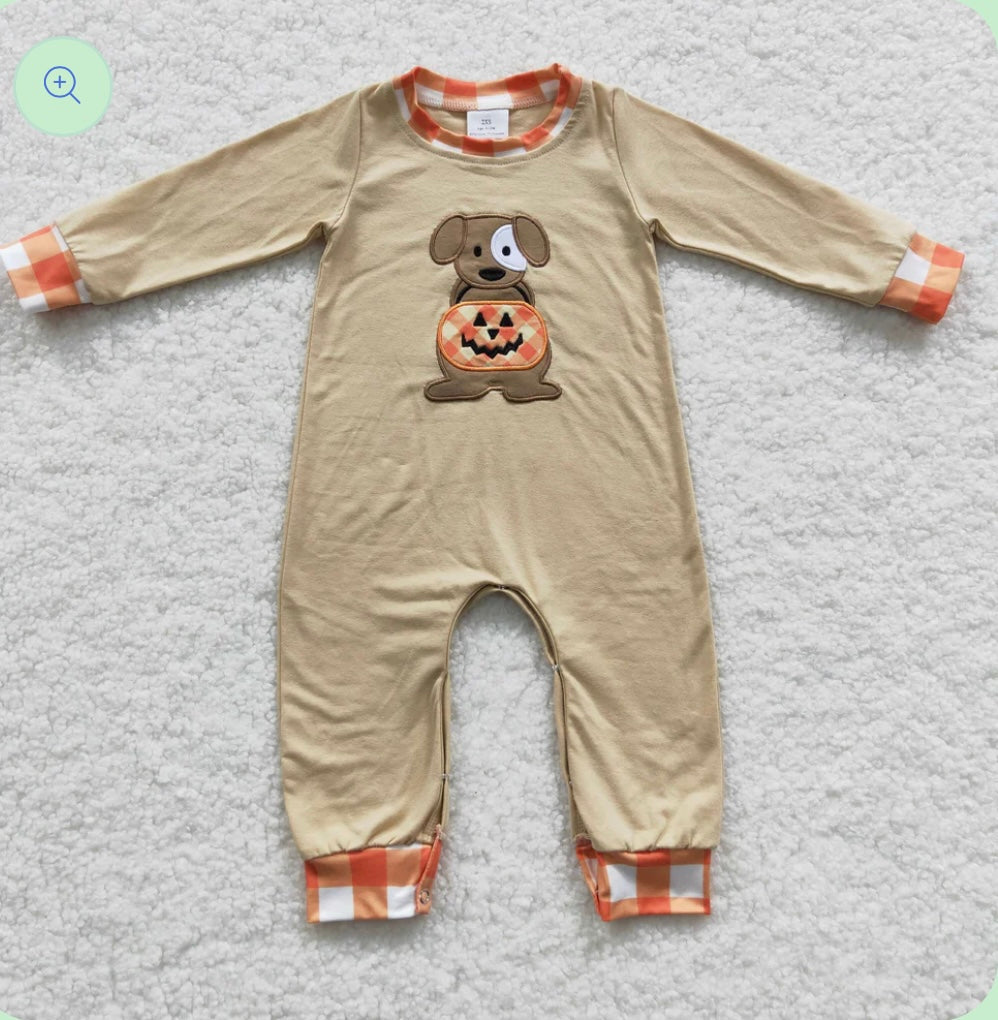 Boys Halloween Dog Romper