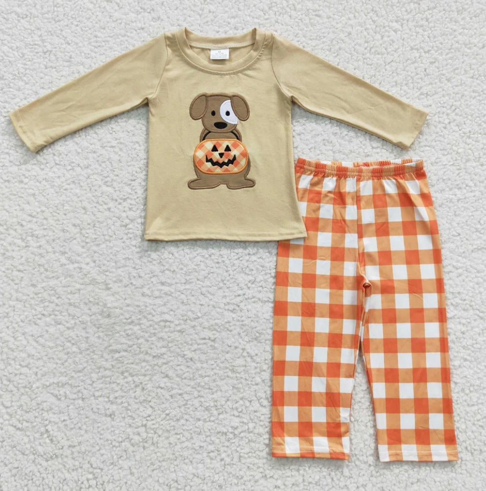 Boys Halloween Dog Set