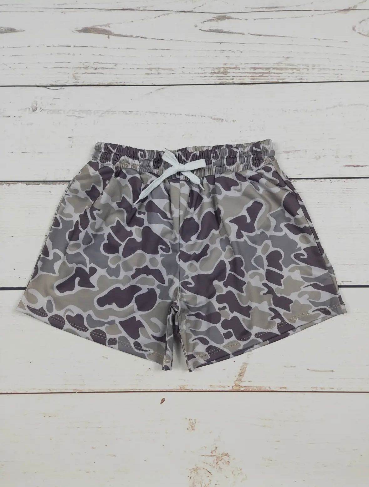 Camo Swim Trunks